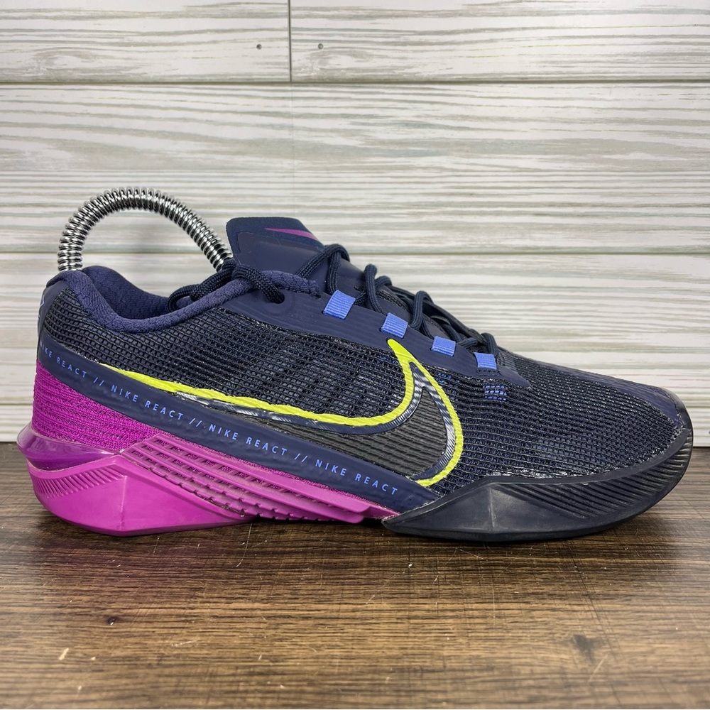 Nike Women's React Shoes - Black, Purple, Yellow